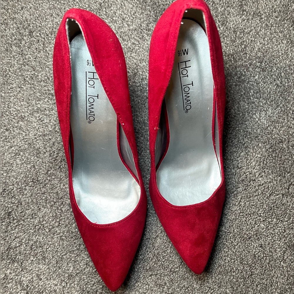 Hot Tomato: Red High Heels (Brand New)